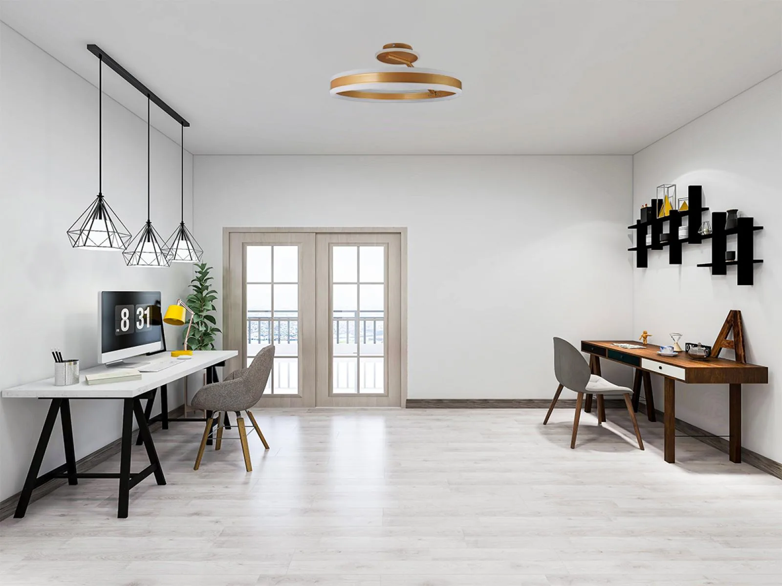 LED stropné svietidlo s diaľkovým ovládačom 85W - TA1307/G – Obrázok 12