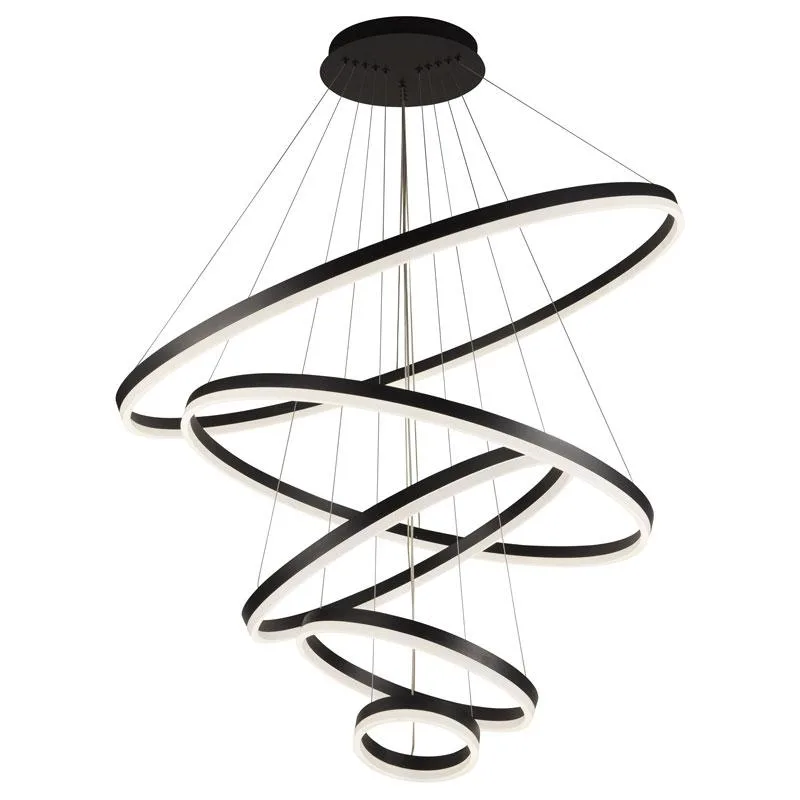 LED závesné svietidlo na lanku + diaľkový ovládač 210W - J4330/B – Obrázok 5