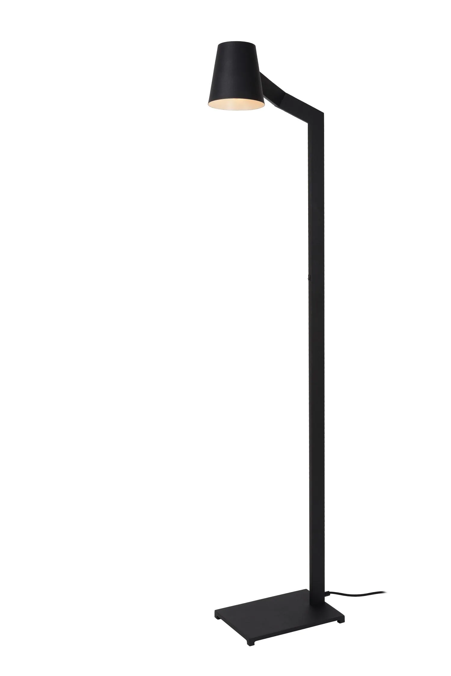 MIZUKO - Podlahová čítacia lampa - Ø 13 cm - 1xE14 - čierna – Obrázok 7