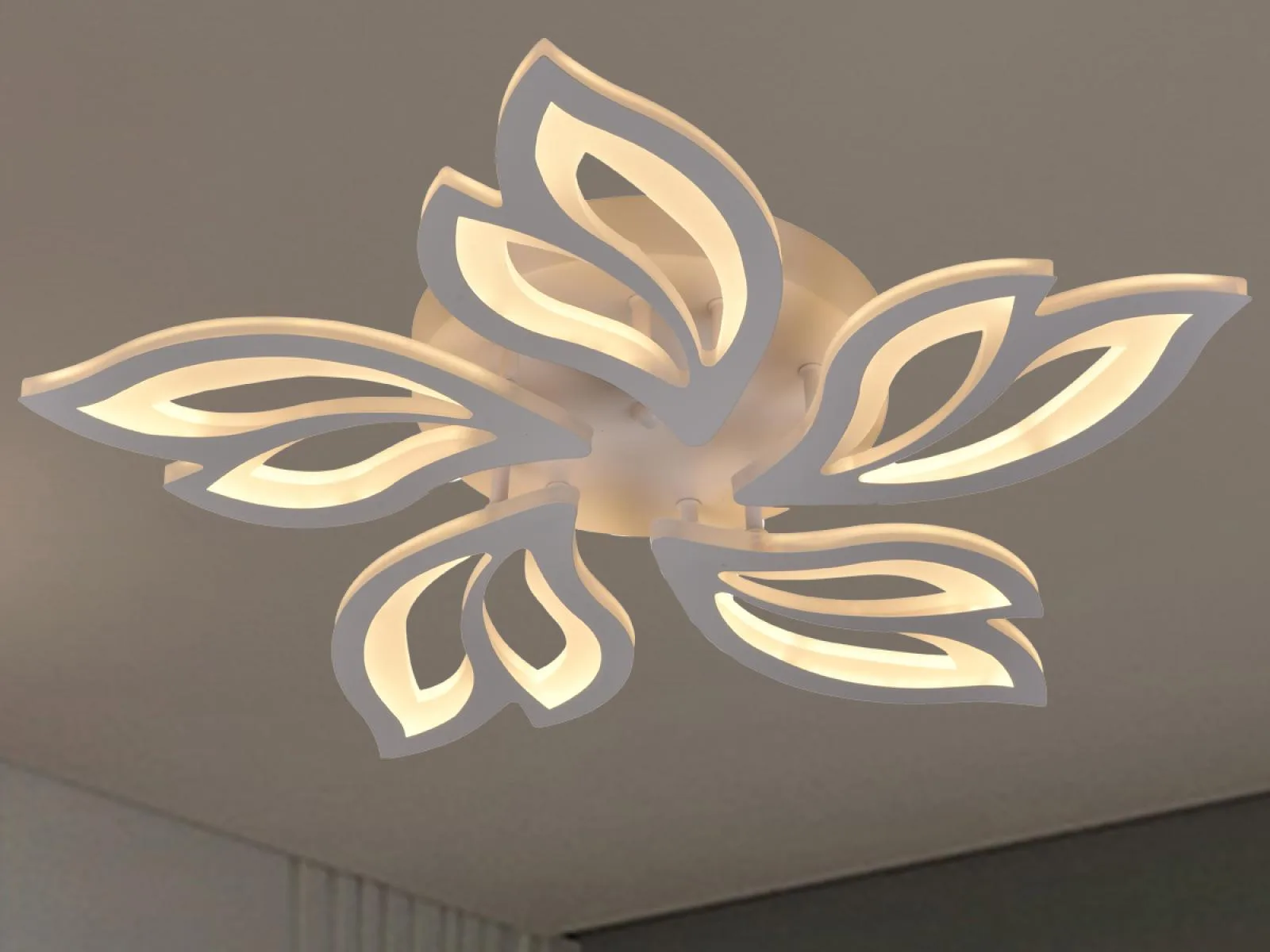 LED stropná lampa + diaľkový ovládač 65W - J3319/W – Obrázok 2