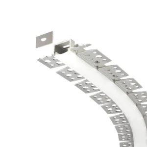 PRF047 SET PROFILE 19x13mm 3m REC. FLEXIBLE+DIFF.+2 END CAPS for LED STRIPS