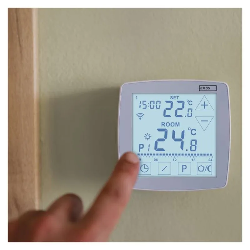 Izbový programovateľný drôtový WiFi GoSmart termostat P56S01 – Obrázok 14
