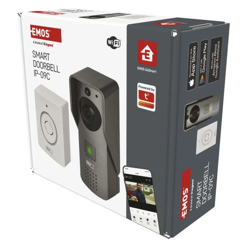GoSmart Domový bezdrôtový videozvonček IP-09C s WiFi – Obrázok 6