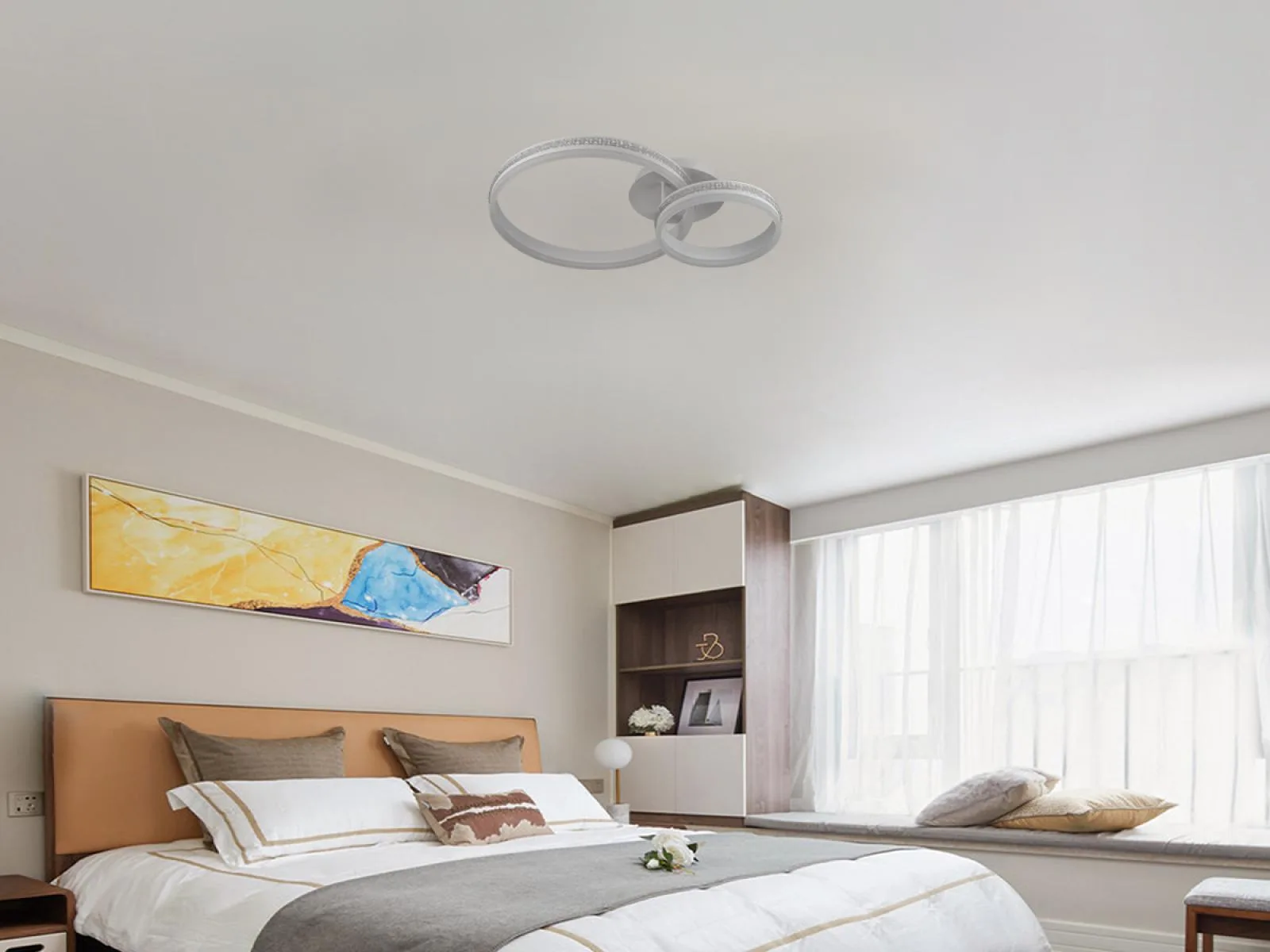 LED stropné svietidlo s diaľkovým ovládačom 110W - J3355/W – Obrázok 12