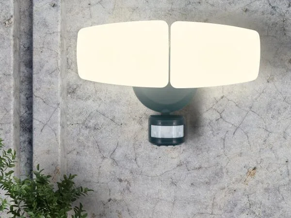 Vonkajší šedý LED reflektor s PIR senzorom 24W / 3000K / 4000K / 6000K - LFX225 – Obrázok 8