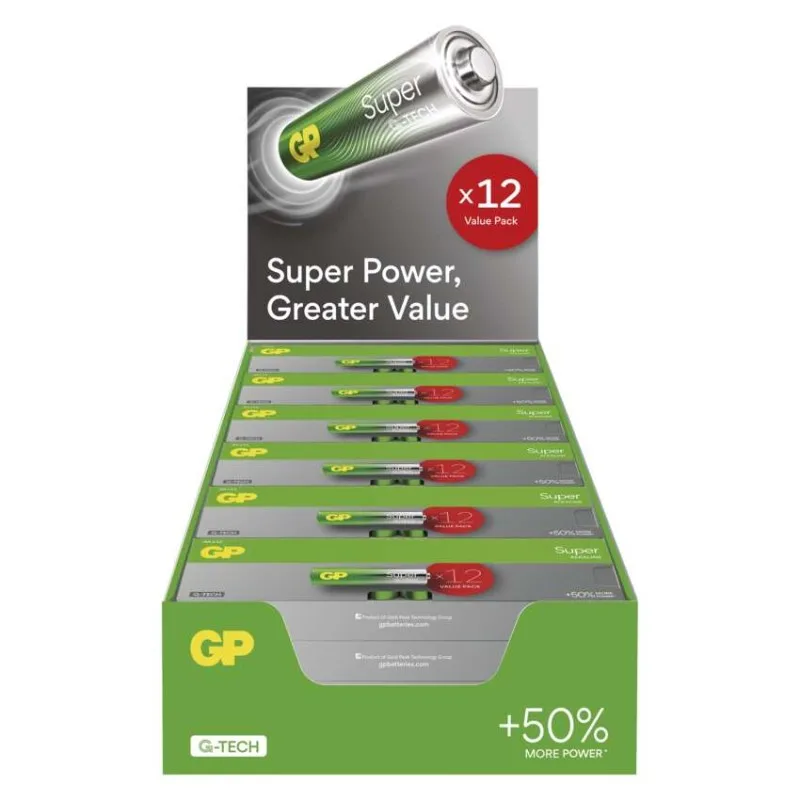 Alkalická batéria GP Super AA+AAA, 4032 ks – Obrázok 7