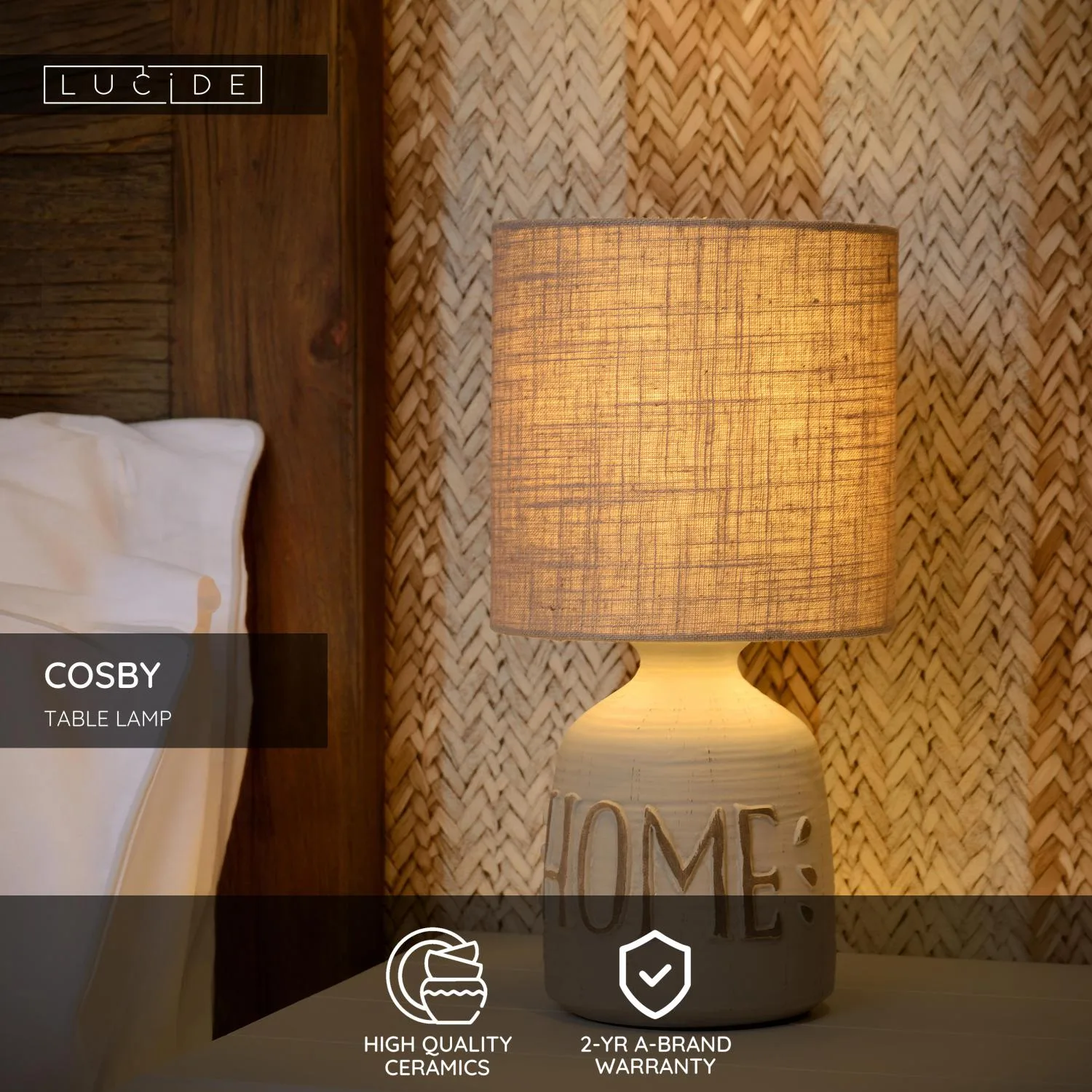 COSBY - Stolná lampa - Ø 16,5 cm - 1xE14 – Obrázok 7