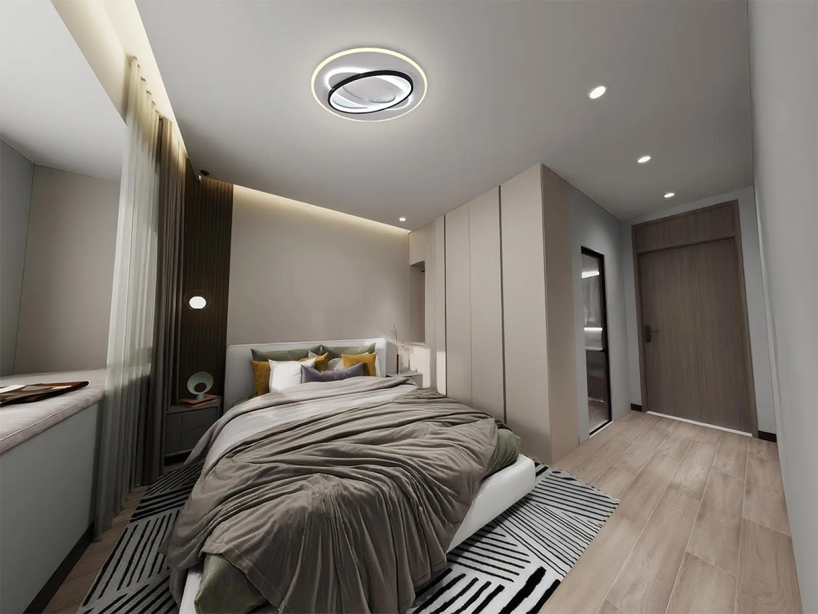 LED stropná lampa + diaľkový ovládač 90W - J1359/W – Obrázok 2