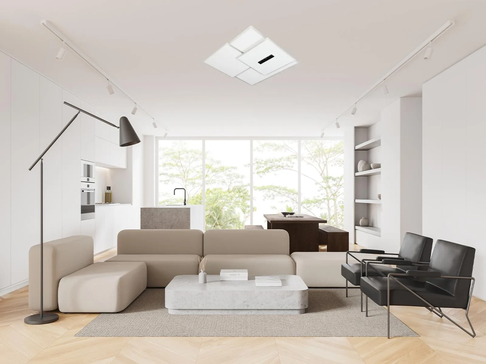 LED stropné svietidlo s diaľkovým ovládačom 95W - TA1323/W – Obrázok 8