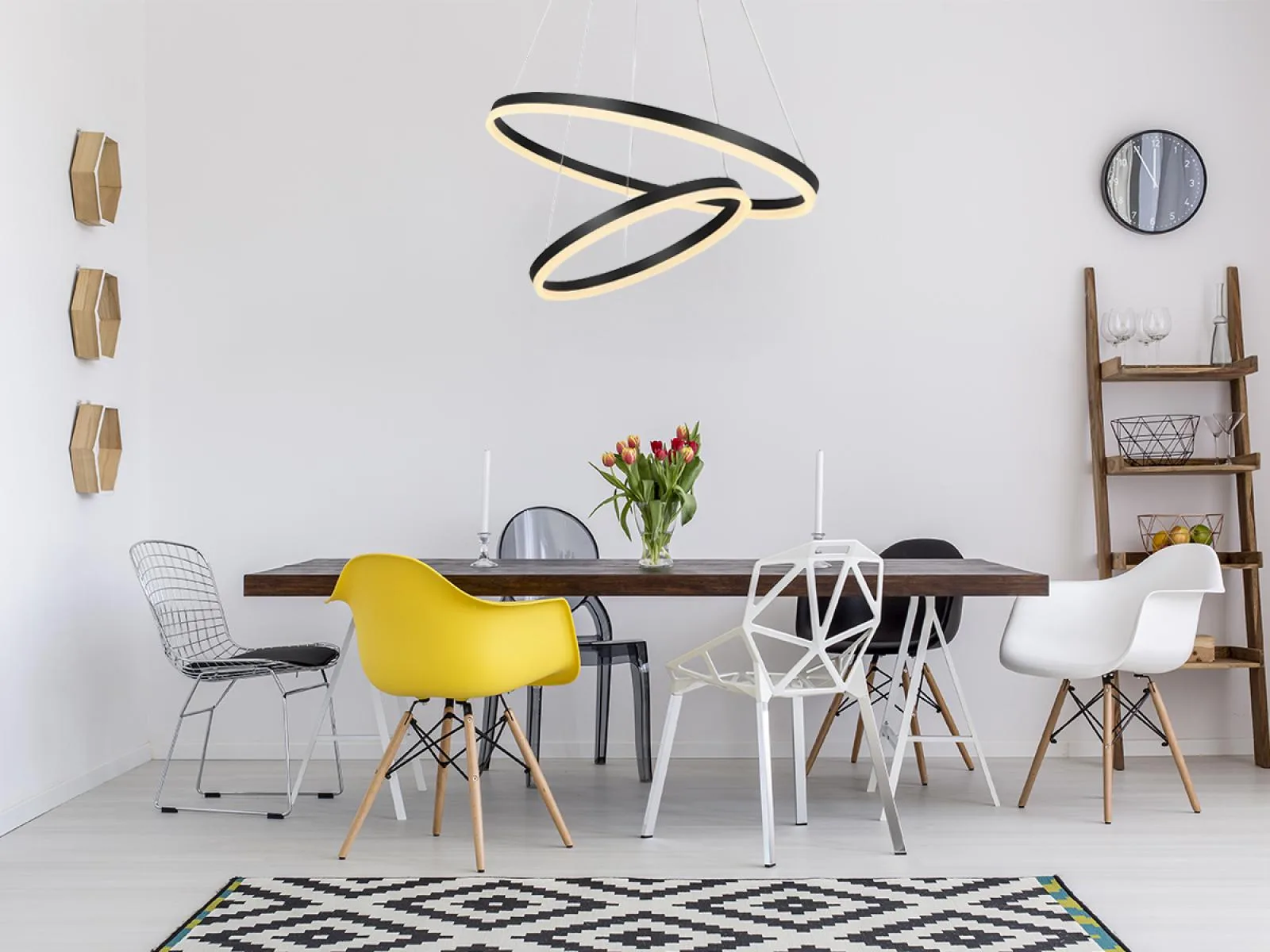 LED závesná lampa na lanku + diaľkový ovládač 70W - J4310/B – Obrázok 8