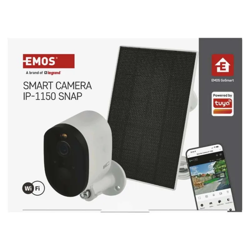 GoSmart Vonkajšia batériová kamera IP-1150 SNAP s WiFi a solárnym panelom – Obrázok 17