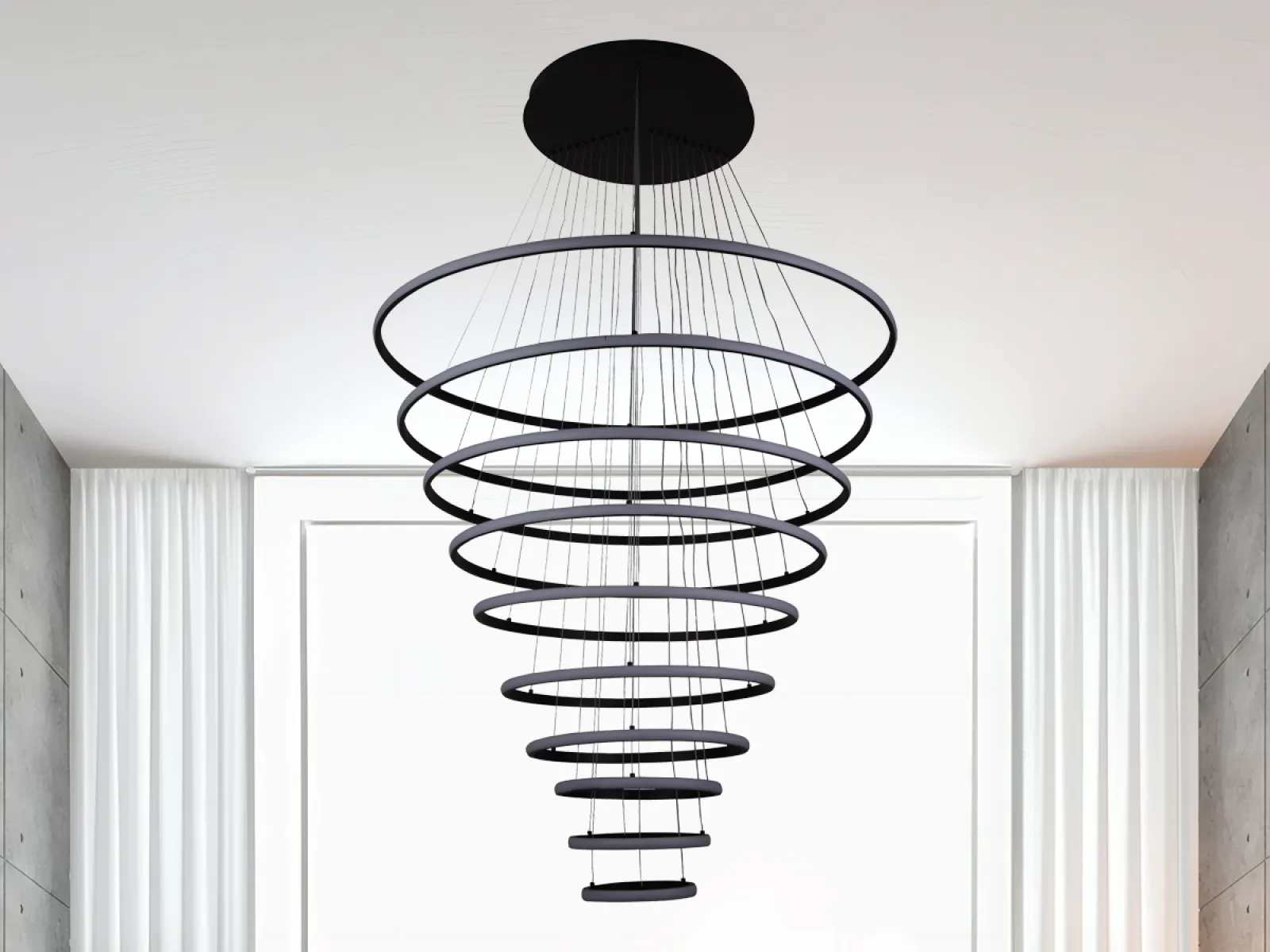 LED závesné svietidlo s diaľkovým ovládačom 365W - J4373/B