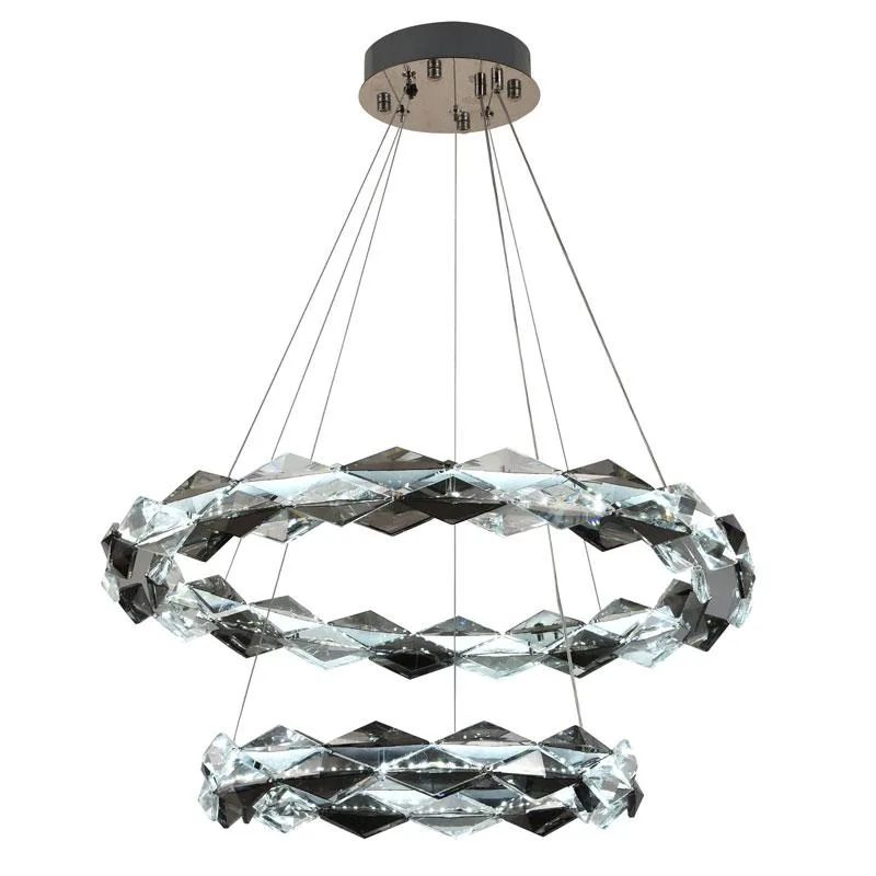 LED visiace svietidlo na lanku + diaľkový ovládač 65W - J6329/CH – Obrázok 4
