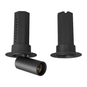 XSKATE REC. TRIM. RETRACTABLE PROJ. 1x6W CRI.90 36dgr UGR<19 IP40