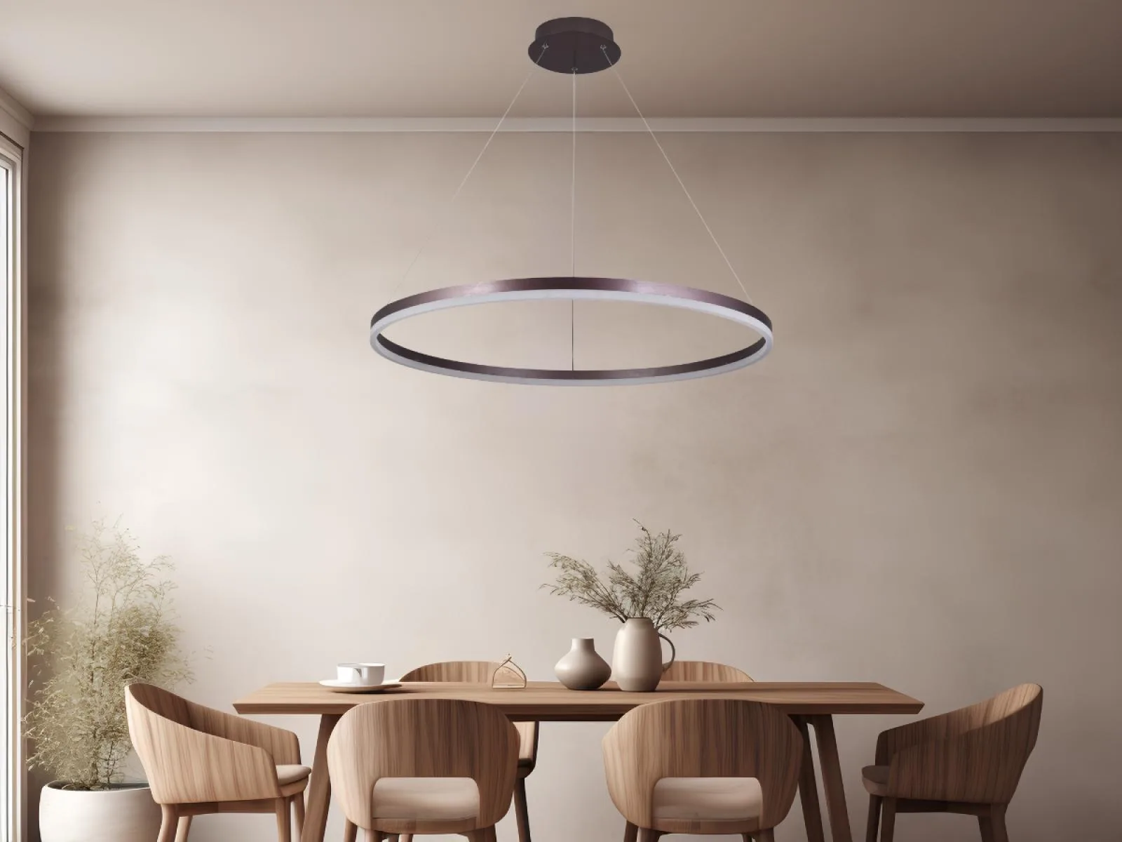LED visiace svietidlo + diaľkový ovládač 55W - J4309/BR – Obrázok 5