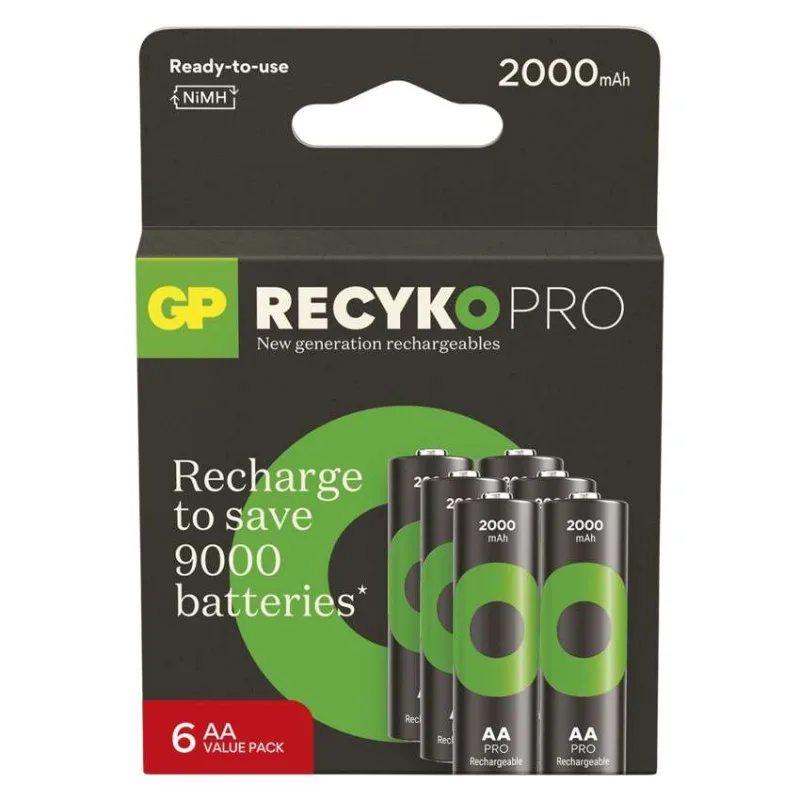 Nabíjacia batéria GP ReCyko Pro Professional (AA) 6 ks
