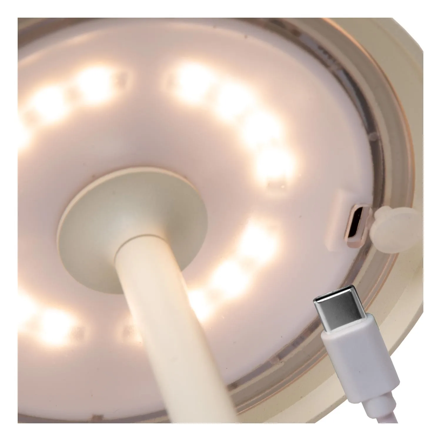 JOY - Nabíjateľná stolná lampa vnútorná/vonkajšia - Batériový balík - Ø 12 cm - LED tlmená - 1x1,5W 3000K - IP54 – Obrázok 21