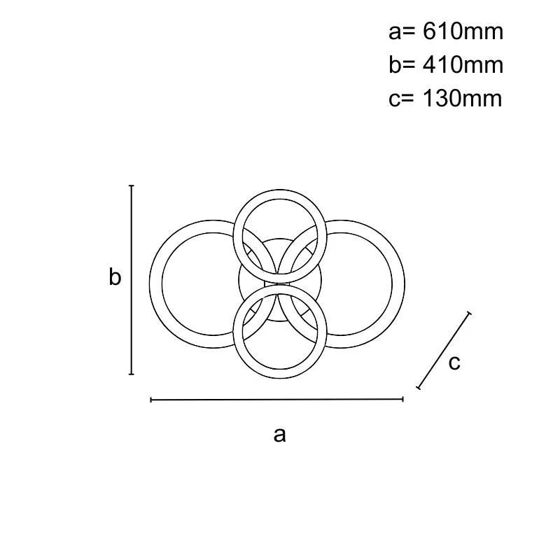 LED stropné svietidlo s diaľkovým ovládačom 150W - J3354/B – Obrázok 6