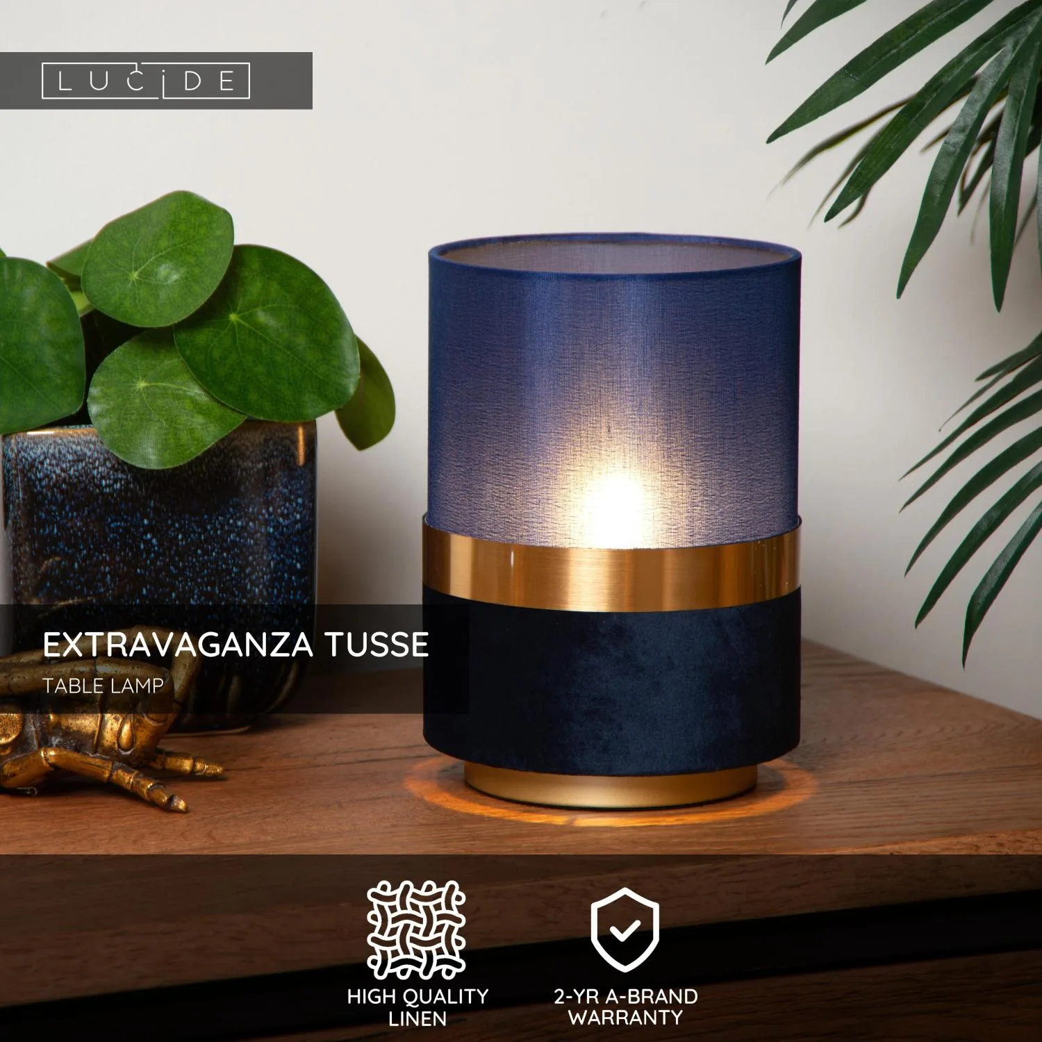 EXTRAVAGANZA TUSSE – Stolná lampa – Ø 15 cm – 1xE14 – Obrázok 7