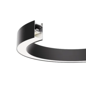 XFREE M CURVED 1500mm 60dgr SUSP. LIGHT FITTING D/I 48/16W 220-240V AC CRI.90 IP40 100dgr 1571mm