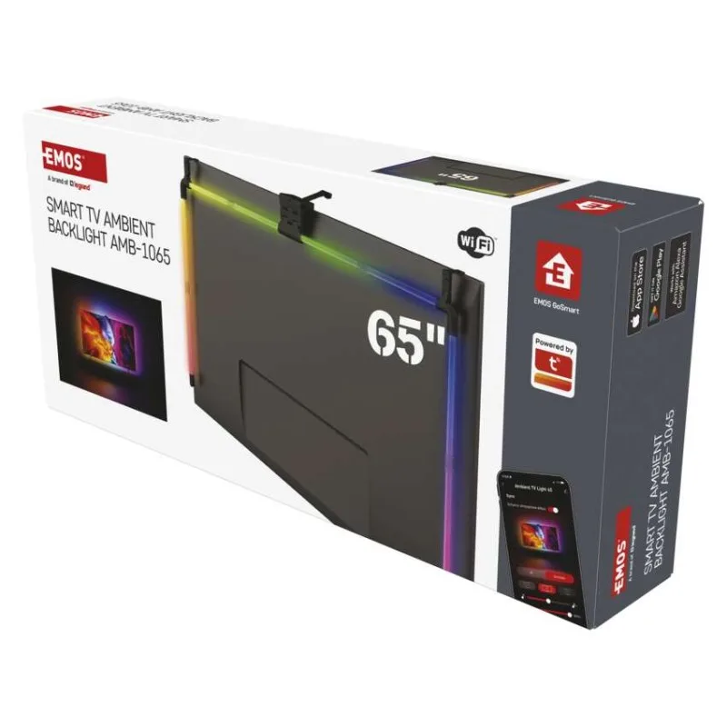 GoSmart Ambientné LED RGB osvetlenie za TV 65“ (164 cm) – Obrázok 15