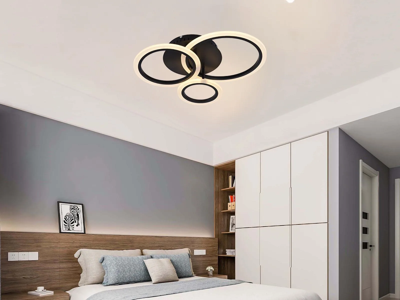 LED stropná lampa + diaľkový ovládač 40W - J3340/B – Obrázok 5