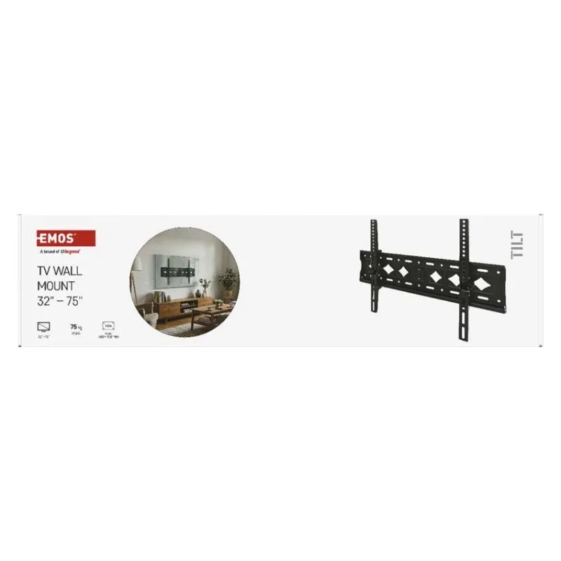 Naklápací nástenný TV držiak 32–75" (81–191 cm) – Obrázok 5