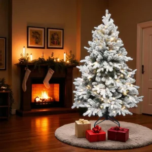 Umelý vianočný stromček so zabudovaným LED osvetlením, 150 cm