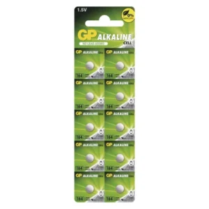 Alkalická gombíková batéria GP LR621 (164F), 10 ks