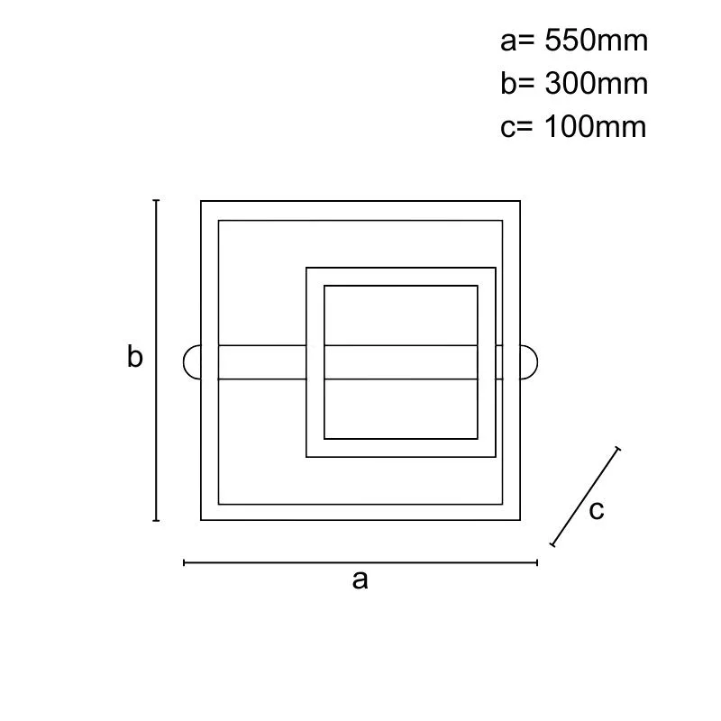 LED stropné svietidlo s diaľkovým ovládačom 95W - J3367/B – Obrázok 2