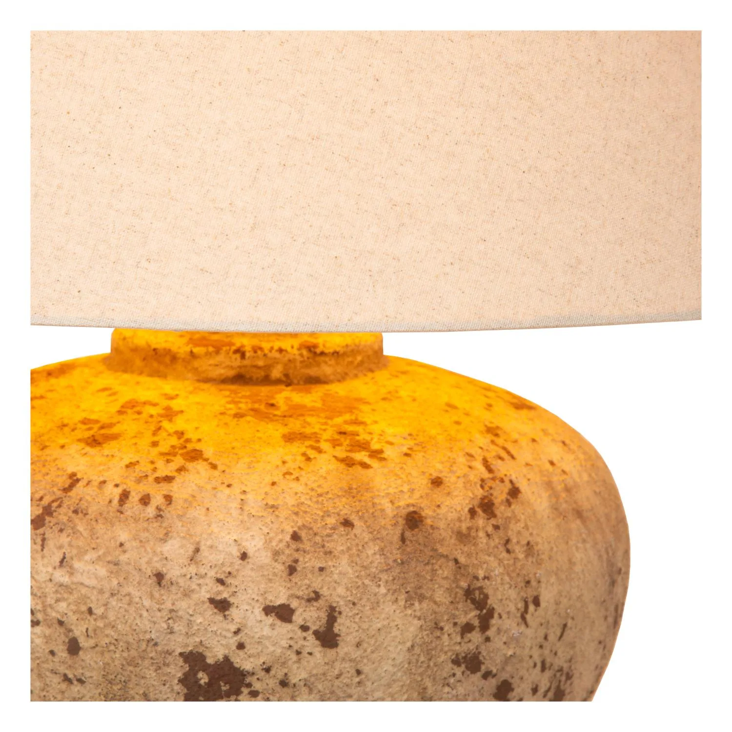 DAVINA - Stolná lampa - Ø 55 cm - 1xE27 - Hnedá | Nálada – Obrázok 5