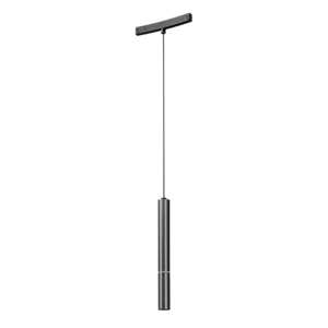 XNET CYLINDRICAL SUSP. LIGHT for CURVED PROFILE DALI 1.5W+5.8W 48V DC CRI.90 21dgr UGR<10 FOGGY NICKEL