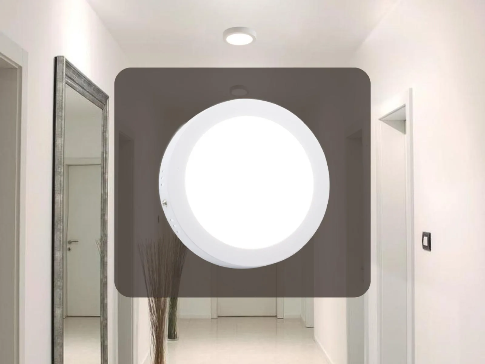 LED prisadený panel 12W / PRSF / SMD / 4000K / WH - LPL323 – Obrázok 3
