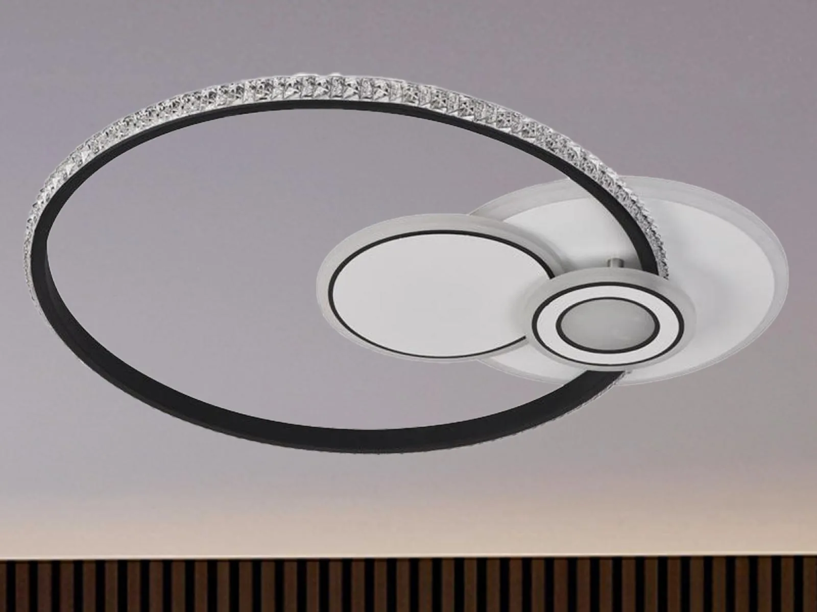 LED stropná lampa + diaľkový ovládač 80W - J1315/W