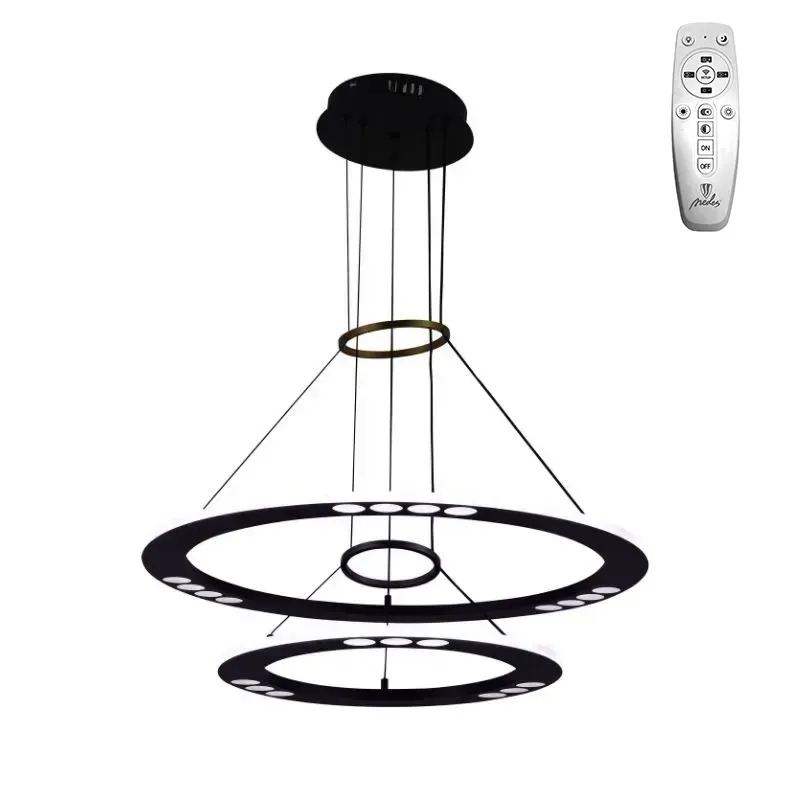 LED závesná lampa na lanku + diaľkový ovládač 65W - J7301/B – Obrázok 4