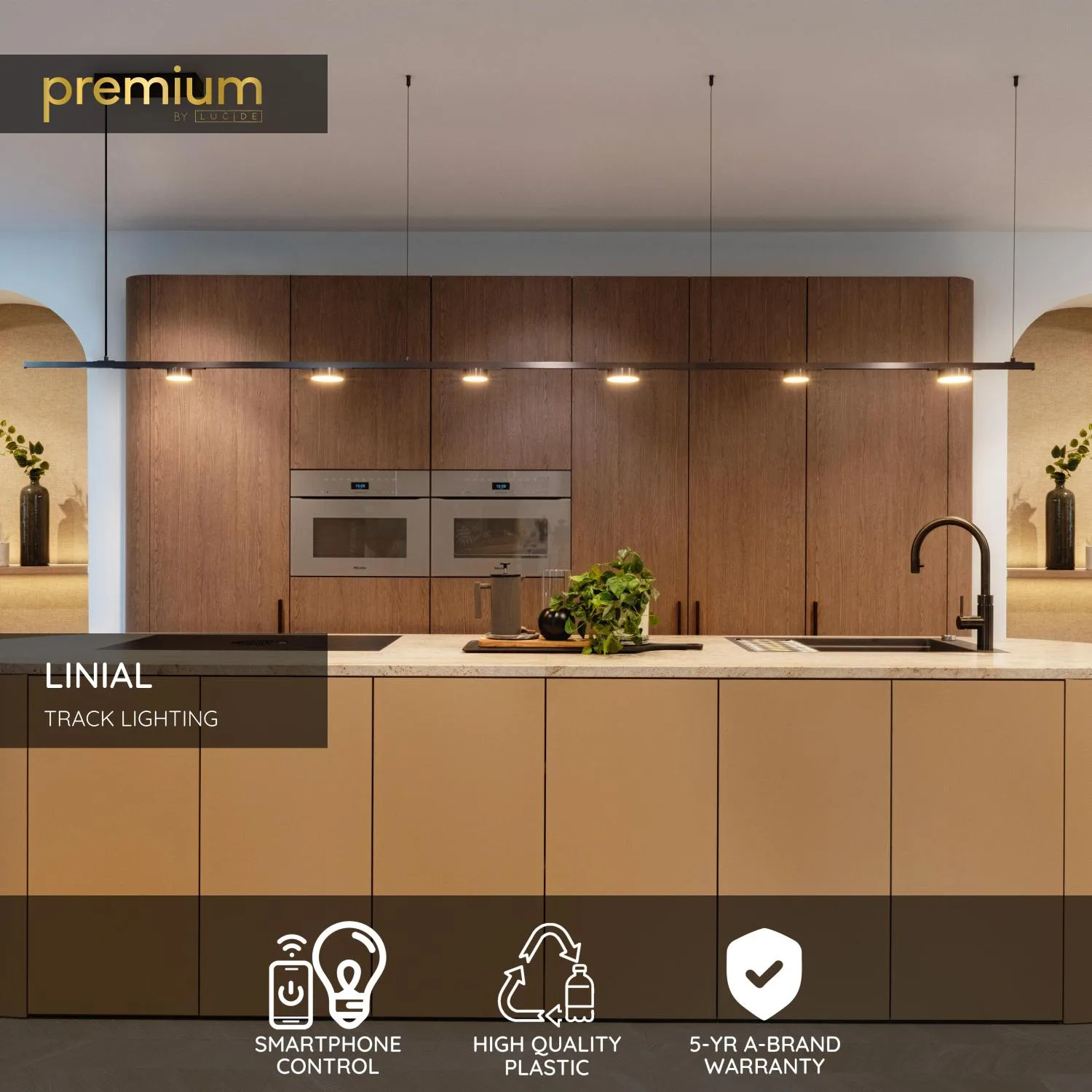 LINIAL Smart Gateway – 48 V koľajnicový systém – biela – Obrázok 2