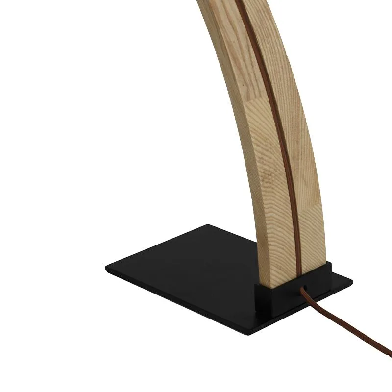 Stolná lampa z masívneho dreva E27 / 60W - WRE161 – Obrázok 4
