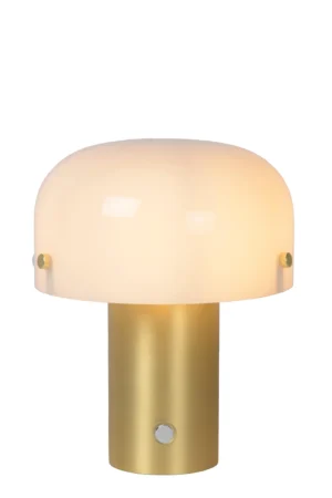 TIMON – Stolná lampa – 1xE14 – Matná zlatá / Mosadz
