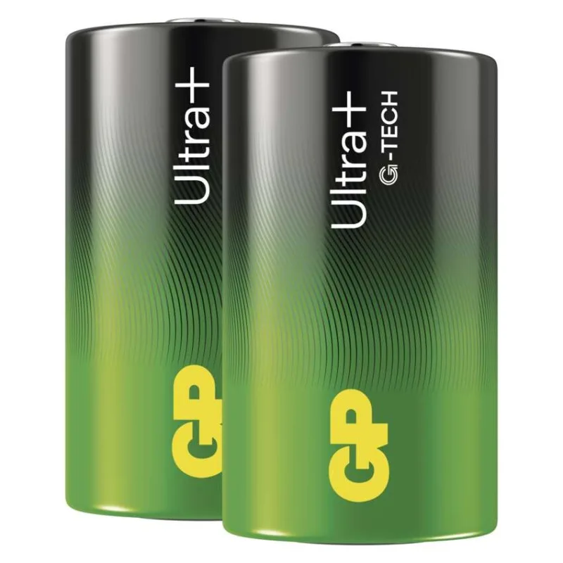 Alkalická batéria GP Ultra Plus LR20 (D), 2 ks – Obrázok 7