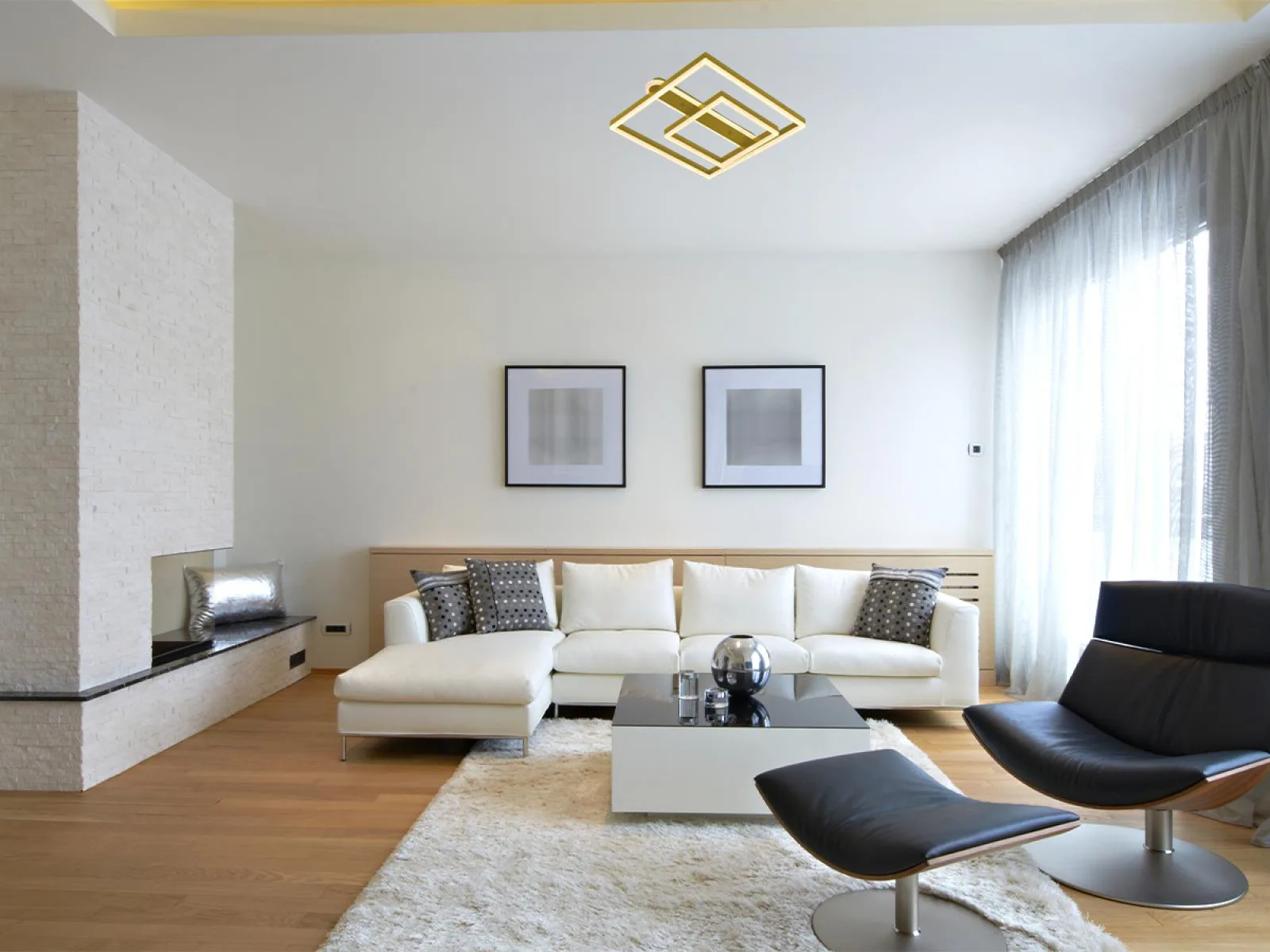 LED stropné svietidlo s diaľkovým ovládačom 95W - J3367/G – Obrázok 3