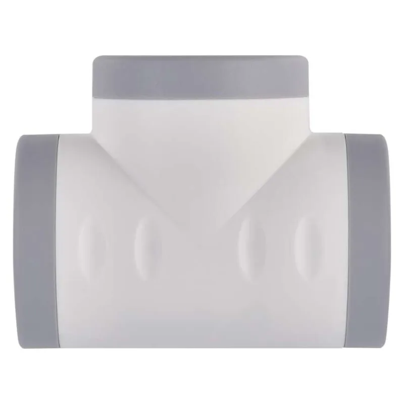 Rozbočovacia zásuvka 2×, 1×USB-A+1×USB-C, bielo-sivá – Obrázok 6