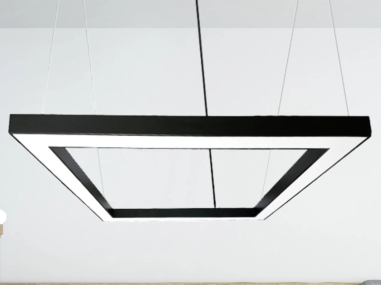 LED závesná lampa na lanku 80W / 4000K - LCL7524-H