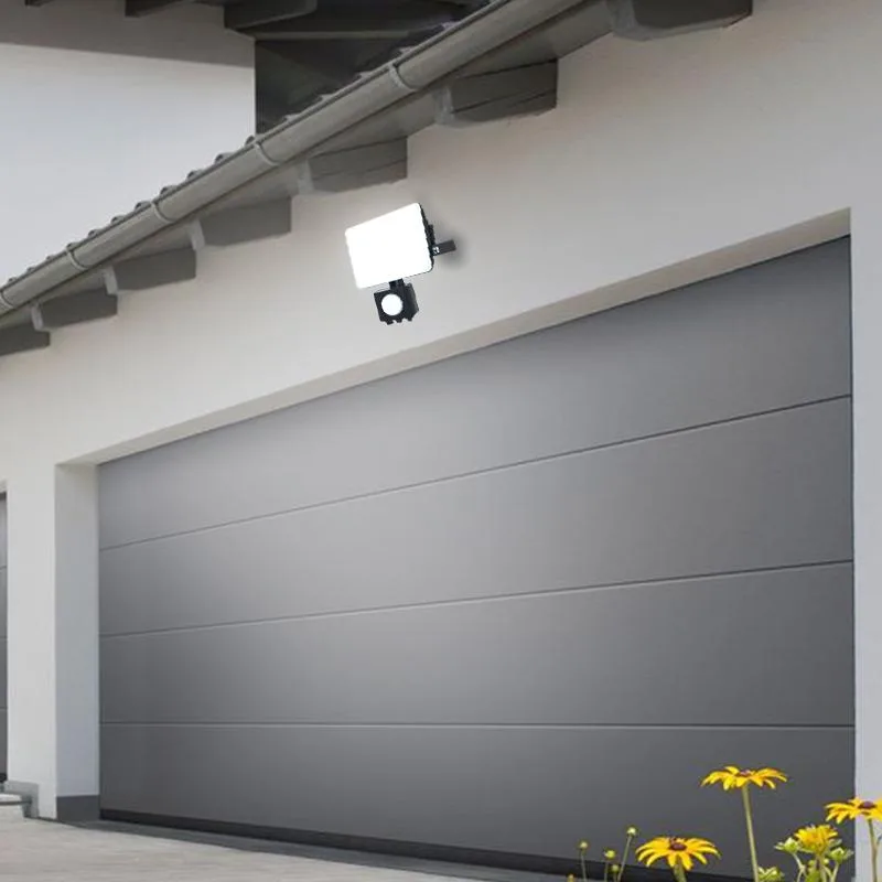 Vonkajší čierny LED reflektor so senzorom 20W / 4000K - LF7022S – Obrázok 10