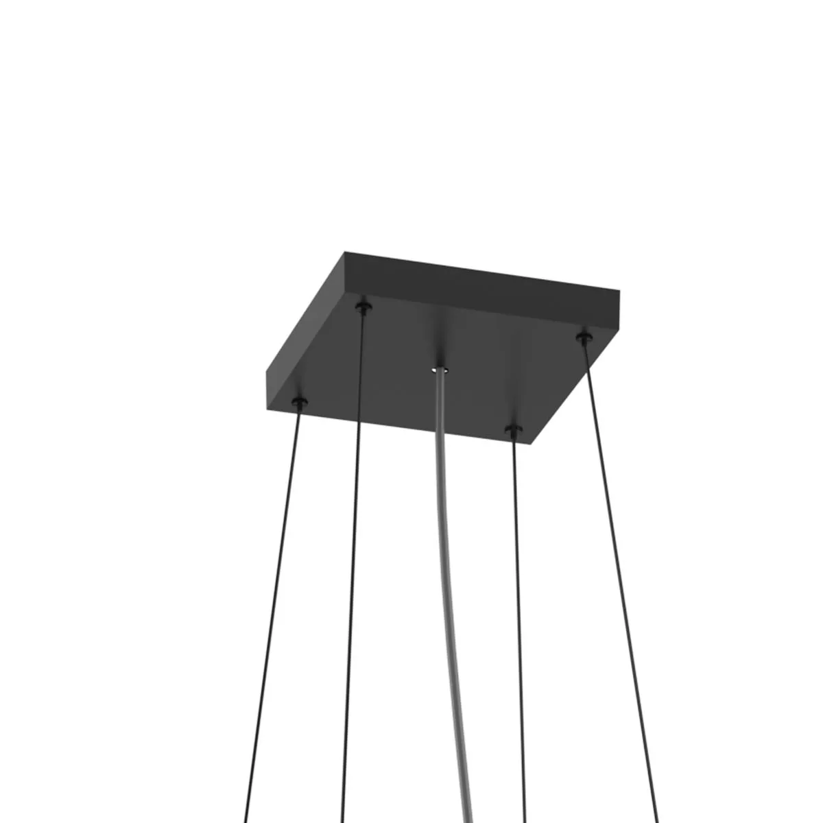 XPILL SQ. SUS. SYSTEM for PXQ04 210x210 mm with 4 TWISTED STEEL WIRES MAX. L=2.5 m