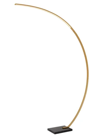 CURVE – Podlahová lampa Arc – LED, stmievateľná – 1x15 W, 2700 K