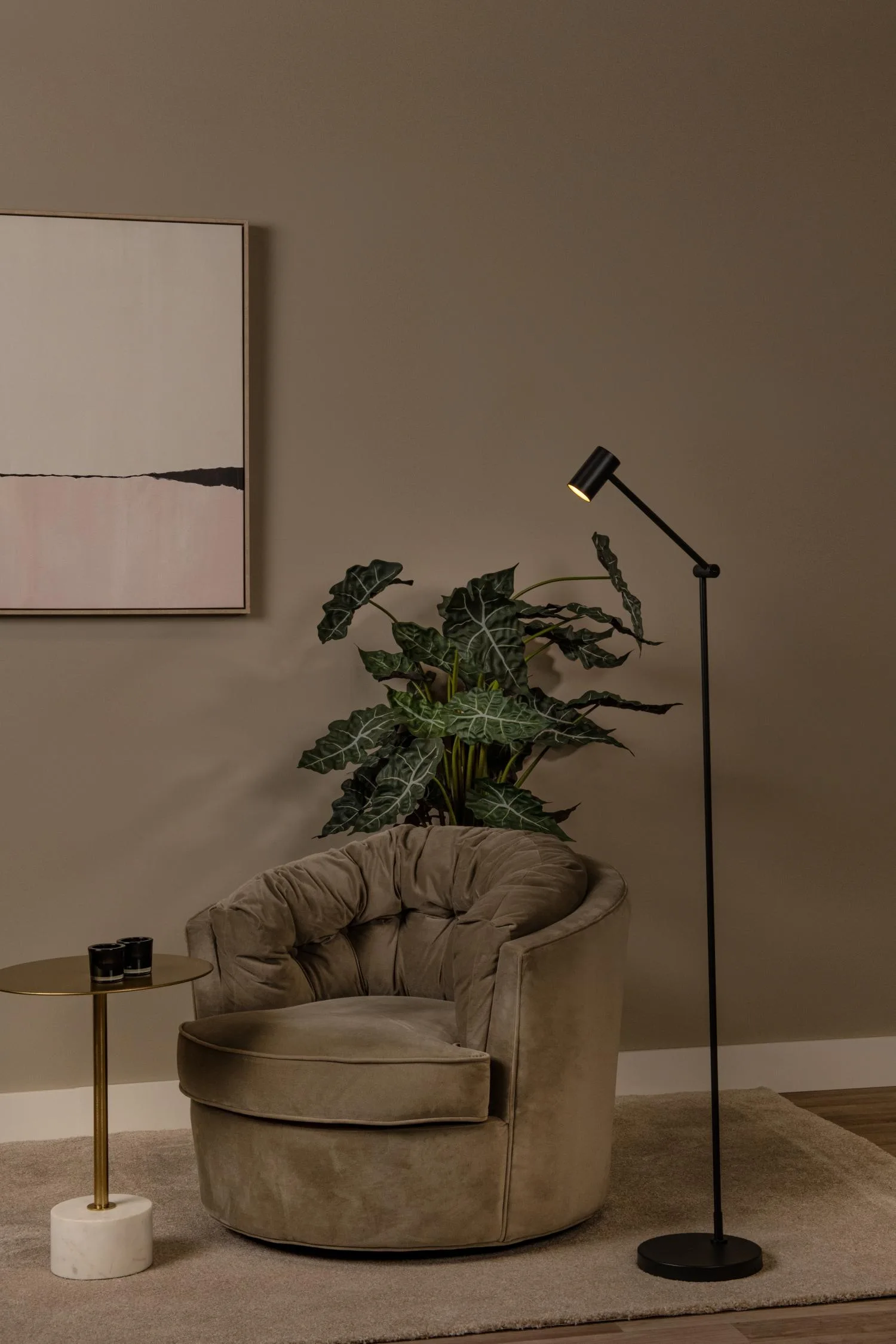 TIPIK - Nabíjateľná stojaca lampa - Batériový balík - LED 3 StepDim - 1x3W 2700K - čierna – Obrázok 5
