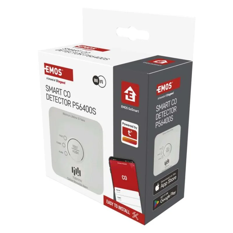 GoSmart detektor oxidu uhoľnatého v miestnosti TCS0101W s WiFi – Obrázok 10