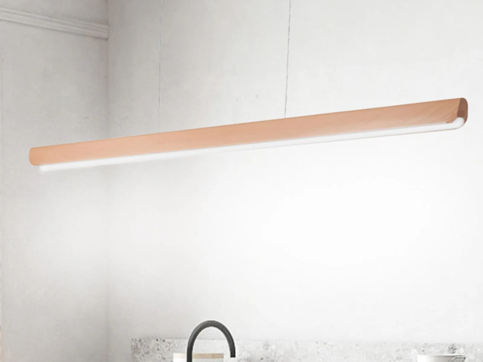 Drevený luster na lanku z masívneho dreva LED 26W / 1500 - WRL0422 – Obrázok 2