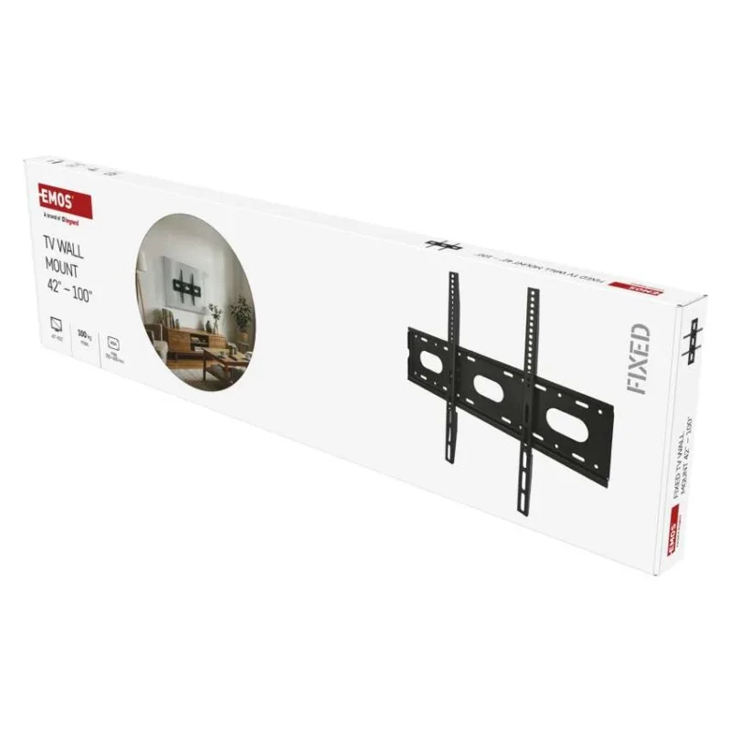 Pevný nástenný TV držiak 42–100" (107–254 cm) – Obrázok 12