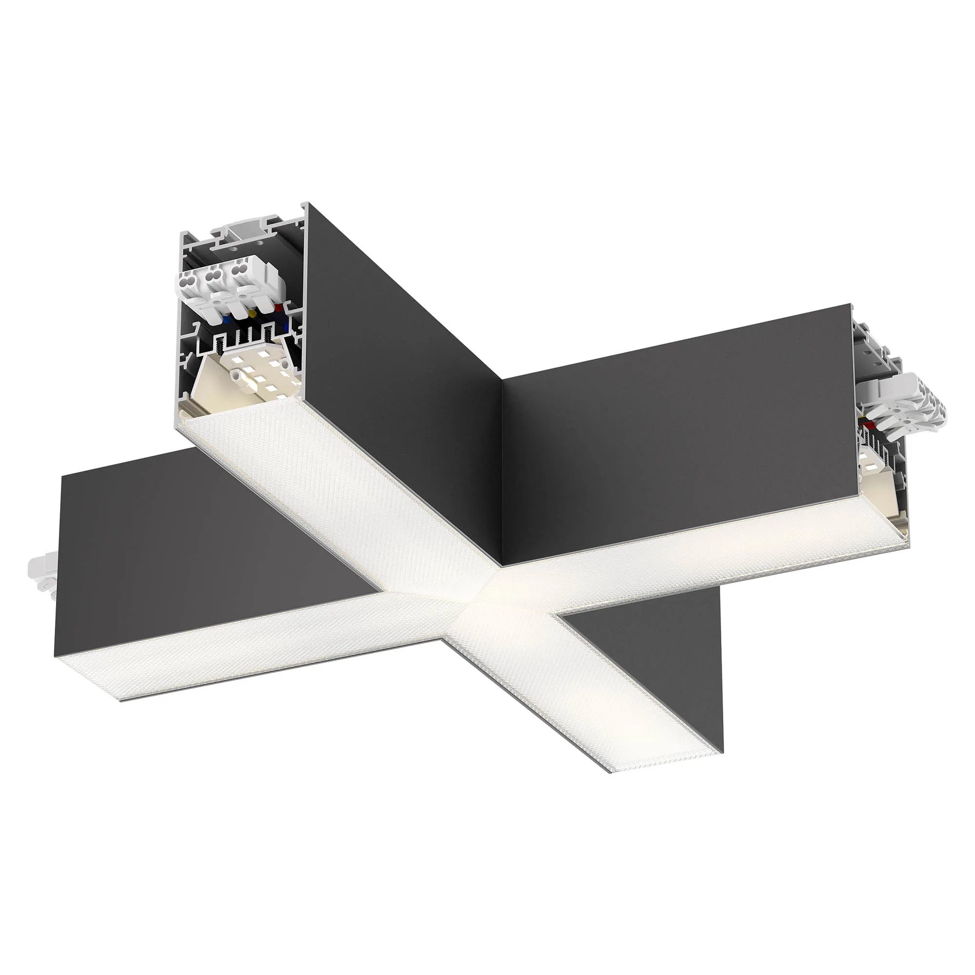 XROPE UGR SURF./SUSP. X-shape CONNECTOR DALI 18W 220-240V AC UGR<19 CRI.90 IP40 80dgr